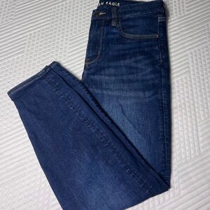 American Eagle Curvy High-Rise Jegging - Dark Blue